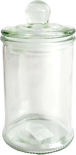 Steklena posodica s pokrovčkom 150 ml