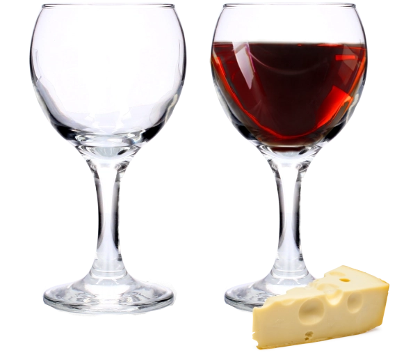 Set kozarcev za rdeče vino LAV Misket 210 ml – 6 kos