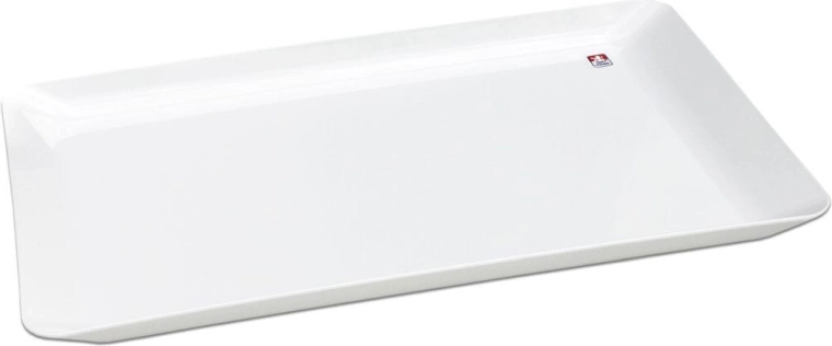 Plastičen servirni pladenj 38 × 24 cm – mešanica barv