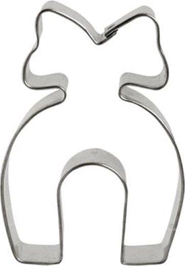 Modelček za piškote podkev s pentljo 6 cm