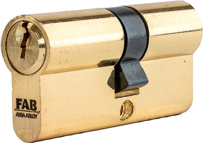 Gradbena cilindrična vložka FAB 2 HOME 30/35 medenina