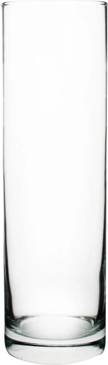 Steklena vaza Flora 26 cm, prozorna