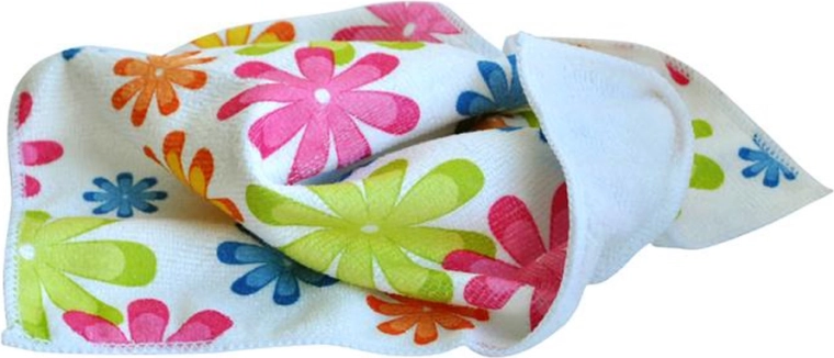 Mikrovlaknena krpa 30 × 30 cm, 250 g – cvetlični motiv