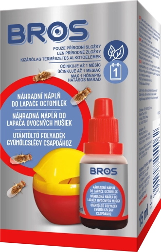 Bros nadomestno polnilo za lovilec sadnih mušic 15 ml