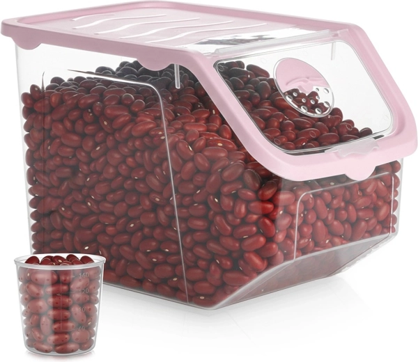 Prozorna posoda za sadje in zelenjavo s pokrovom 12 l