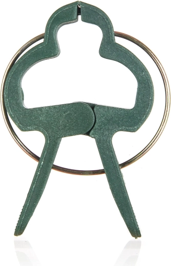 Plastični sponki za privezovanje rastlin 4 × 2,6 cm, 25 kos