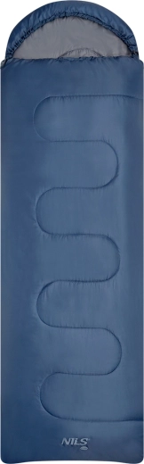 Podaljšana odejna spalna vreča NILS Camp modro-siva