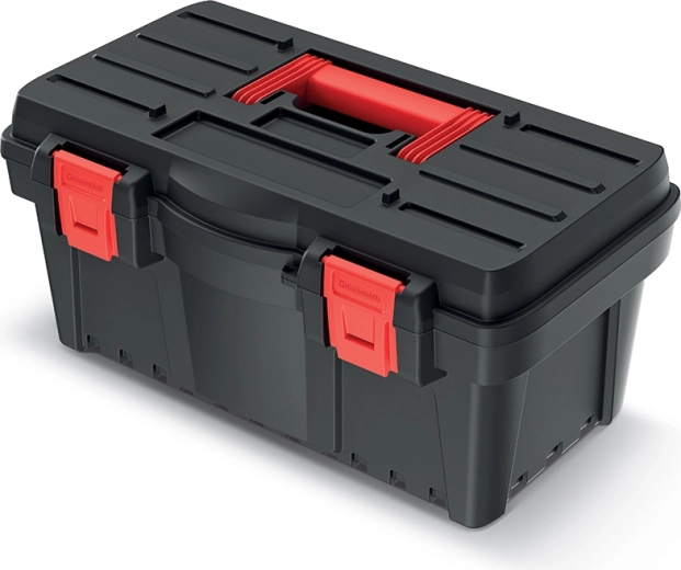 Plastični kovček za orodje z odstranljivo pregrado DARK 50