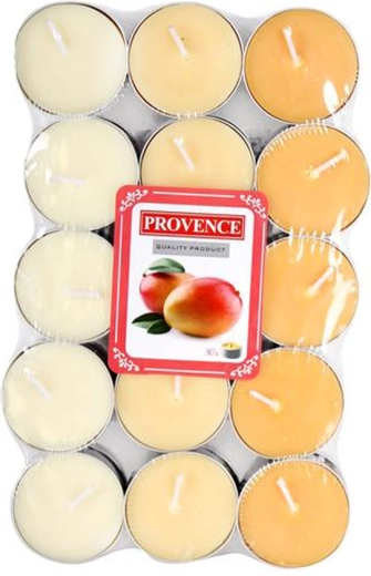 Dišeče čajne svečke Provence z vonjem manga, 30 kosov