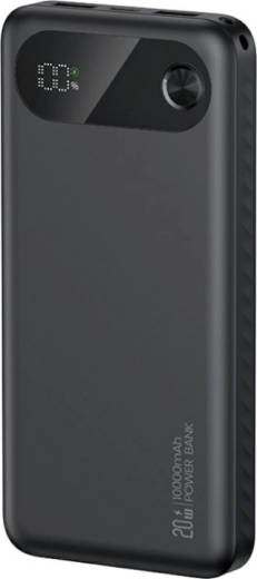 Powerbanka USAMS PB80 10000 mAh, 20W PD, 2×USB‑A + USB‑C, črna