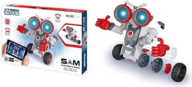 Xtrem bots Sam STEM robot – sestavi in programiraj