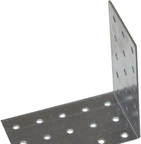 Structural steel angle bracket 60 × 80 × 80 mm, galvanized