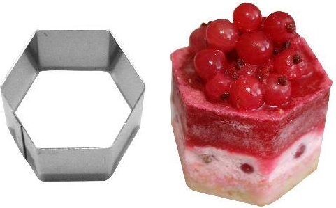 Rezalnik za tortice Semifreddo šesterokotnik