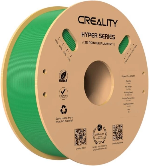 Filament CREALITY Hyper PLA zelen 1,75 mm, 1 kg