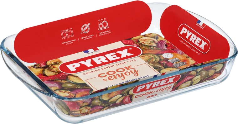 Steklen pekač PYREX 2,7 l 35 × 23 × 6 cm