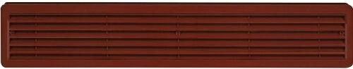Plastična prezračevalna vratna rešetka 500 × 90 mm, rjava (2 kosa)