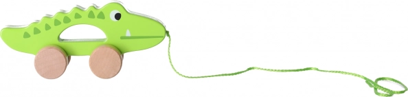 Leseni krokodil na vleko Tooky Toy