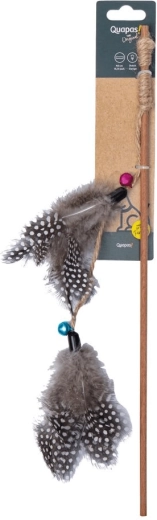 Quapas! naravna palica za mačke z dvojnimi peresi