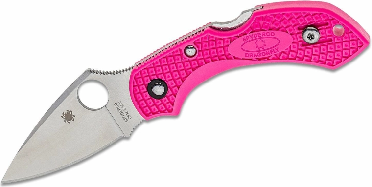 Spyderco Dragonfly 2 Pink pocket knife 5.8 cm, satin, pink, FRN