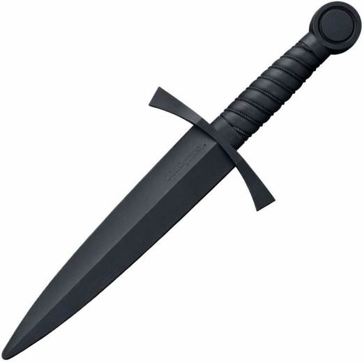 Cold Steel srednjeveški vadbeni bodalo iz Santoprena 25,4 cm črno