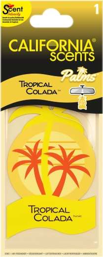 California Scents Palms Tropical Colada Air Freshener