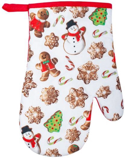 Božična kuhinjska prijemalka Medenjaki 19 × 27 cm