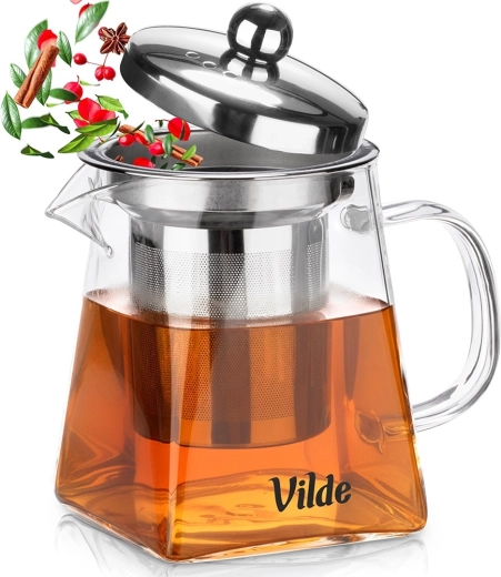 Steklena čajna konvica s sitkom 330 ml