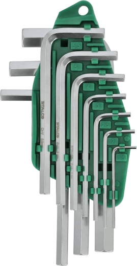 Komplet imbus ključev STALCO HEX 1,5–10 mm (10 kosov) CrV