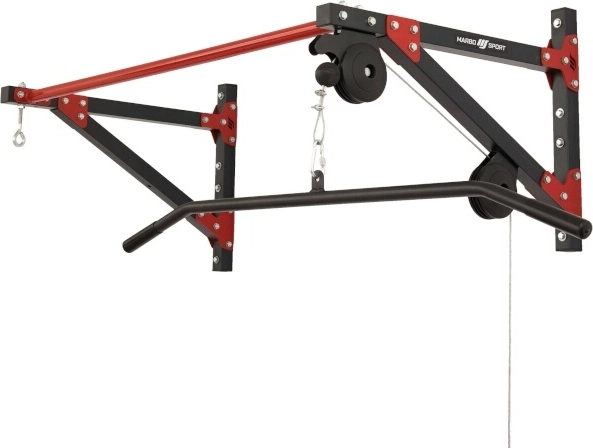 Stenska bradlja z zgornjo škripčevje in nosilcem za boksarsko vrečo MARBO Sport MH-D204