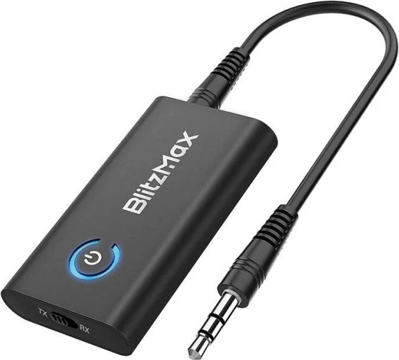 Bluetooth oddajnik in sprejemnik 5.2 z aptX BlitzMax BT05