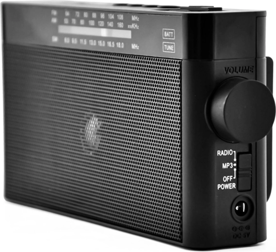 Prenosni retro radio AM/FM z Bluetooth, USB in microSD