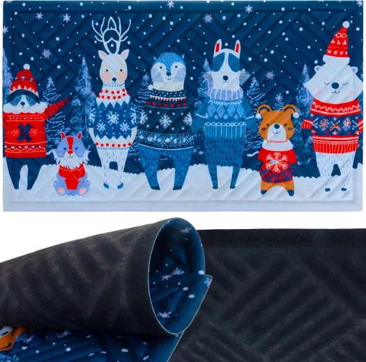 Christmas Entrance Doormat Ruhhy 75 × 45 cm
