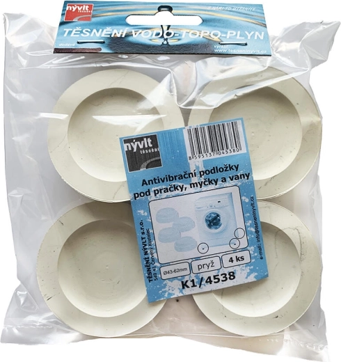 Antivibracijske podloge za pralni stroj, pomivalni stroj in kad (4 kosi)