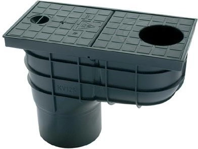 Lovilec strešnih vod DN 110 plast črn