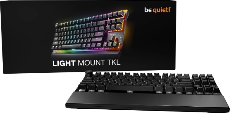 Tipkovnica be quiet! Light mount TKL silent tactile