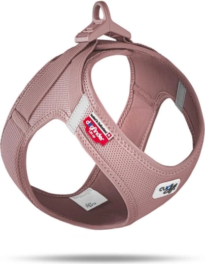 Curli air-mesh oprsnica za pse z zaponko rose, velikost L (8–13 kg)