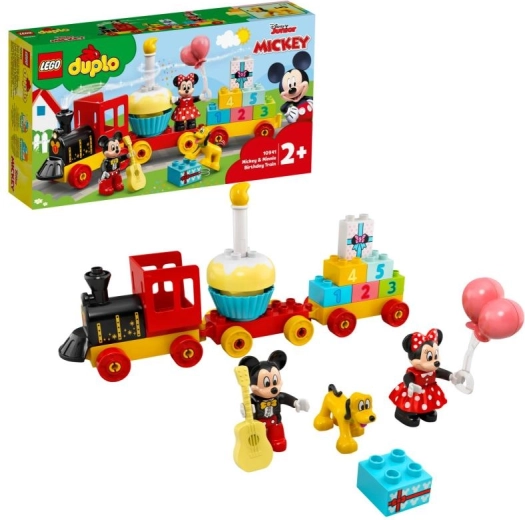 LEGO DUPLO Disney rojstnodnevni vlak z MICKEYJEM, MINNIE in PLUTOM