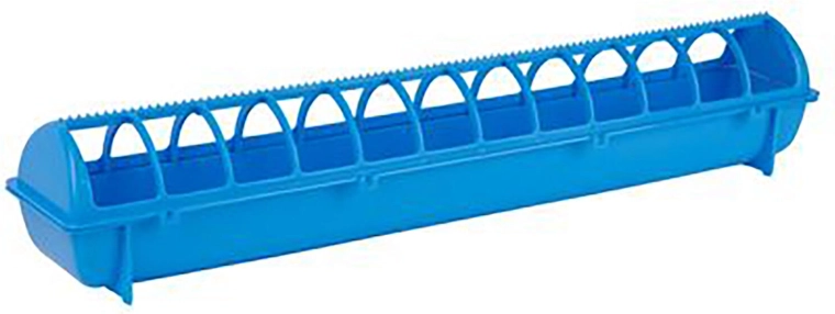 Plastično krmilnik za perutnino 68 cm z zaščitno rešetko