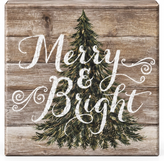Gift box with Christmas design - 1 piece