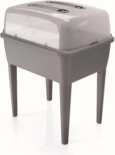 Respana planter set 77 cm, grey stone