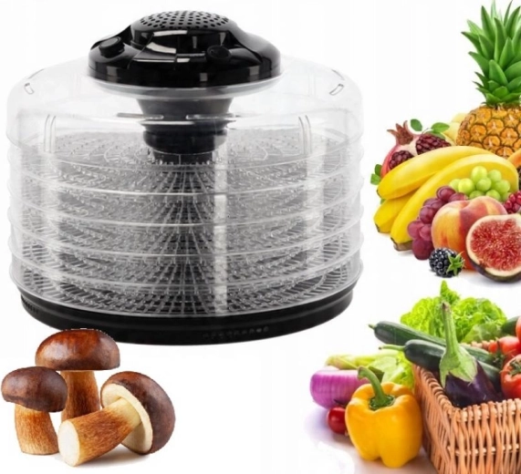 5-tier food dehydrator 350 W 32 cm