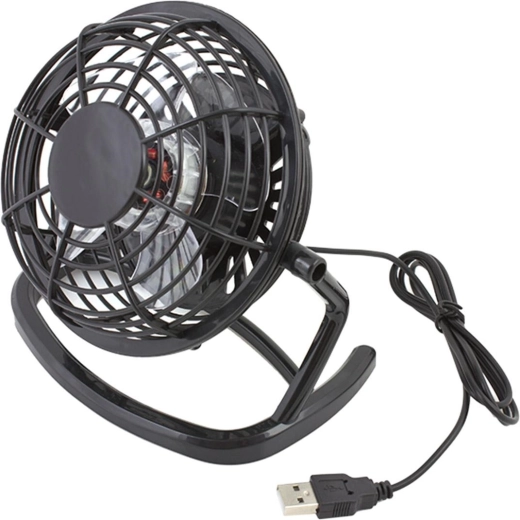 AK35C USB NAMESTITVENI VENTILATOR ČRN