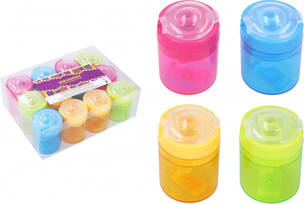 Šilček za dve svinčniki s prozornim zbiralnikom