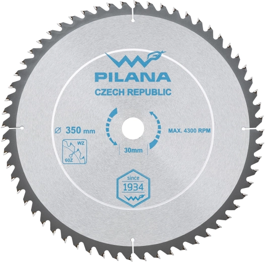 Žagin list PILANA SK 5255 WZ 350 mm, 60 zob