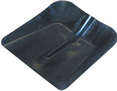 Velika lopata za premog brez ročaja, črno jeklo