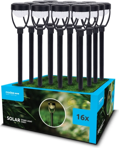 Modee solarna vrtna LED svetilka za v zemljo GS031 40 cm