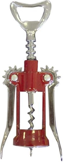 Odpirač za vino s krilci TORO, rdeč