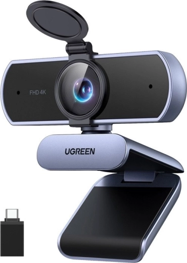 Ugreen CM831 webcam 4K Ultra HD 30 FPS with microphones and privacy cover