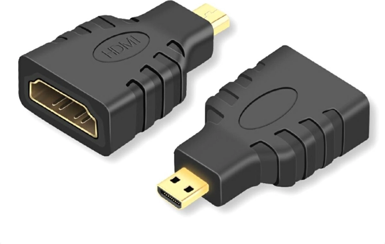 Hd26 hdmi micro hdmi adapter zlati