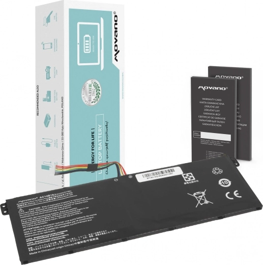 Baterija za prenosnik Acer Aspire ES1 in V3 Movano 3600 mAh 41 Wh